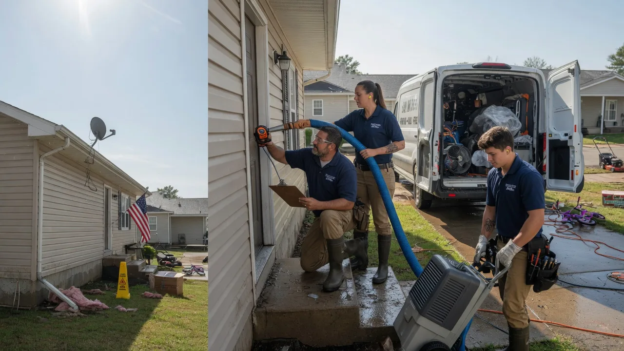 Ceiling Water Damage Restoration in Alexis, IL near me
